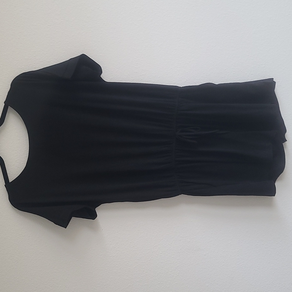 Black shorts romper NWOT